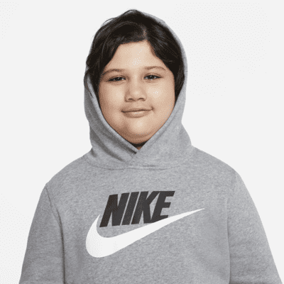 Nike Sportswear Club Fleece Big Kids' (Boys') Pullover Hoodie (Extended Size)