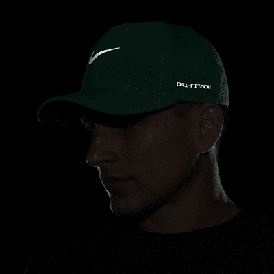 Gorra SwooshFlex estructurada Nike Dri-FIT ADV Rise