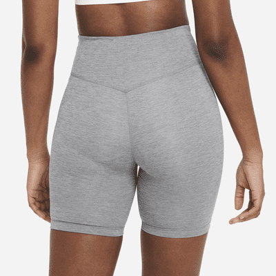 grey cotton biker shorts