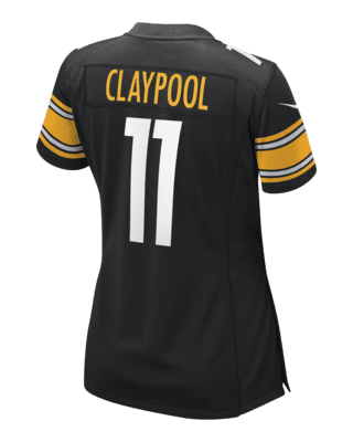 Chase Claypool Pittsburgh Steelers Nike Women's Player Game Jersey – Black