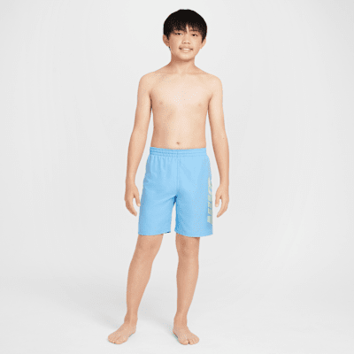 Nike Swim Breaker Big Kids' (Boys') 7" Brief-Lined Volley Shorts