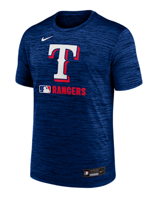 Мужская футболка Texas Rangers Authentic Collection Velocity Nike Dri-FIT MLB