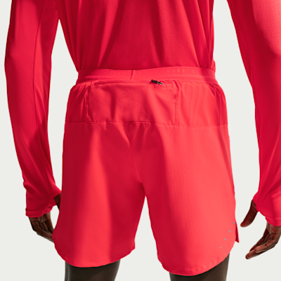 Nike Stride Dri-FIT hardloopshorts met binnenbroek voor heren (18 cm)