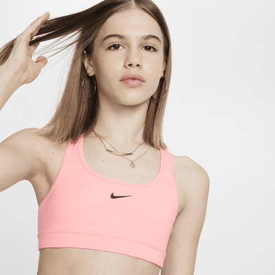 Nike Swoosh Older Kids' (Girls') Sports Bra