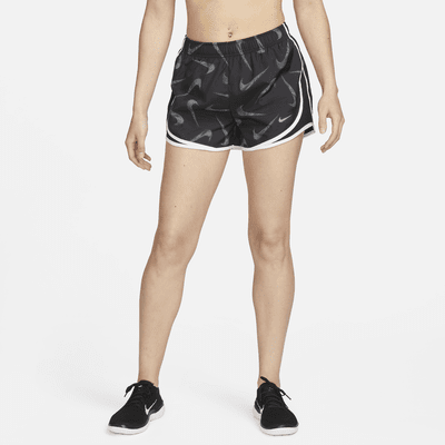 Nike Tempo Swoosh Women's Dri-FIT Brief-Lined Printed Running Shorts. Nike .com