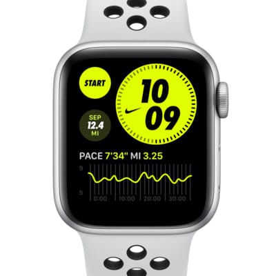 Apple Watch Nike Se Gps Con Correa Deportiva Nike Caja De Aluminio Color Plata De 40 Mm Nike Com