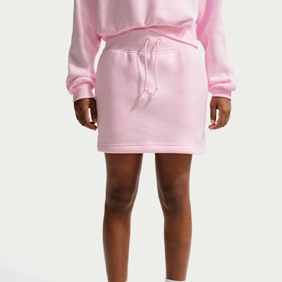 ナイキ スポーツウェア フェニックス フリース ウィメンズ ハイウエスト スリム ミニ スカート