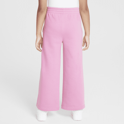 Nike Sportswear Club Little Kids' Fleece Wide Leg Pants