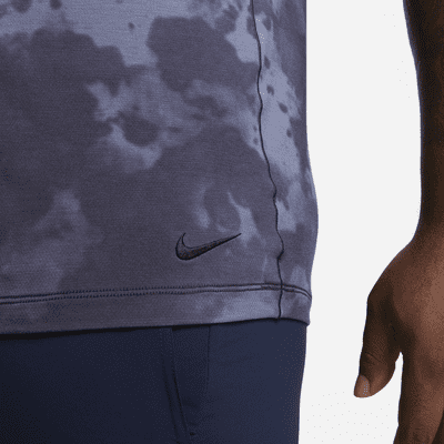 Nike Dri-FIT Men's All-Over Print Short-Sleeve Yoga Top. Nike ZA