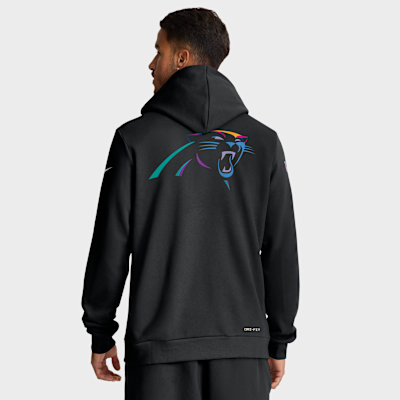 Carolina Panthers Crucial Catch Sideline Men's Nike Dri-FIT NFL Pullover Hoodie