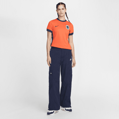 Netherlands (Men's Team) 2024/25 Stadium Home Nike Dri-FIT Soccer Replica Fußballtrikot für Damen