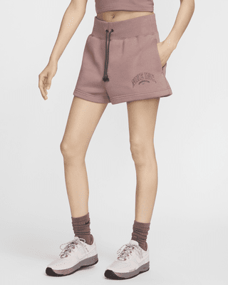 Женские шорты Nike Sportswear Phoenix Fleece High-Waisted Shorts