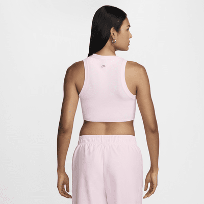 Nike Sportswear Chill Knit Women's Cropped Mini-Rib Tank Top