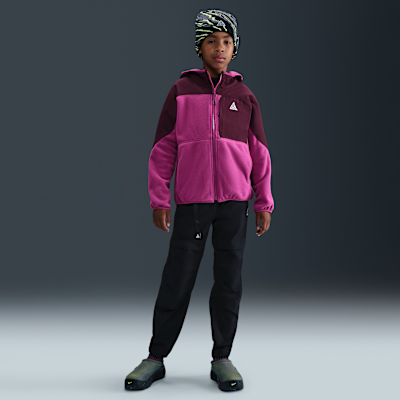 Sudadera con gorro Polartec® de cierre completo para niños talla grande Nike ACG "Wolf Tree"