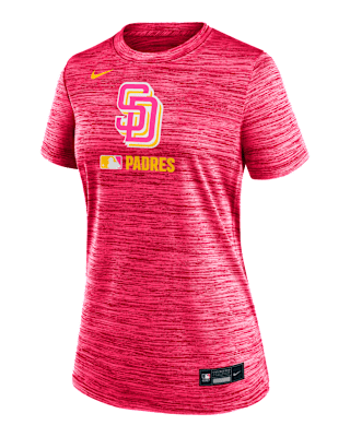 Женская футболка San Diego Padres Authentic Collection City Connect Velocity Nike Dri-FIT MLB