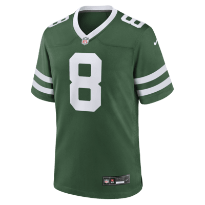 Jersey de fútbol americano Nike de la NFL Game para hombre Aaron Rodgers New York Jets