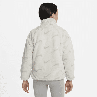 Nike Sportswear Big Kids' Faux Fur Jacket