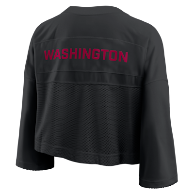Washington Commanders Wide Receiver Jersey Fashion Women's Nike Dri-FIT NFL Cropped Top