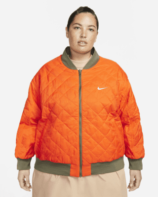 neon orange nike windbreaker