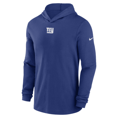 Nike Men's Dri-Fit Sideline Team (NFL New York Giants) Long-Sleeve T-Shirt in Blue, Size: 3XL | 00LX4EW8I-0BI