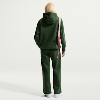 나이키 스포츠웨어 피닉스 플리스 여성 하이웨이스트 와이드 레그 로고 팬츠