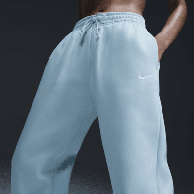 Pantaloni tuta oversize a vita alta Nike Sportswear Phoenix Fleece – Donna