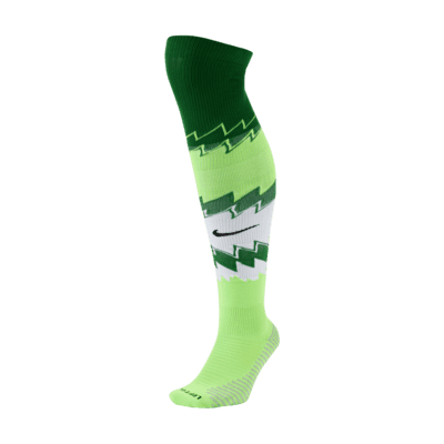 green nike socks football