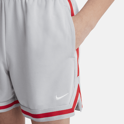 Shorts de básquetbol de 13 cm para niños talla grande Nike DNA