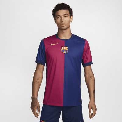 F.C. Barcelona 2024/25 Stadium Home Men's Nike Dri-FIT Football Replica Shirt