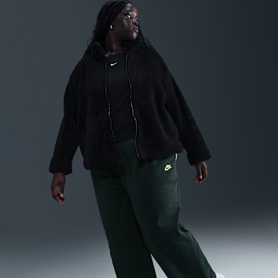 Nike Sportswear Club Fleece Women's Mid-Rise Wide Leg Cozy Pants (Plus Size)
