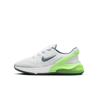 Nike Boys' Big Kids' Air Max 270 React Casual Shoes in Grey Size 6.0