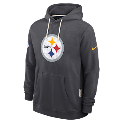 Sudadera con gorro sin cierre Nike Dri-FIT de la NFL para hombre Pittsburgh Steelers Initial Home Sideline