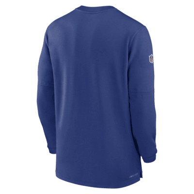 New York Giants Sideline Men’s Nike Dri-FIT NFL 1/2-Zip Long-Sleeve Top ...