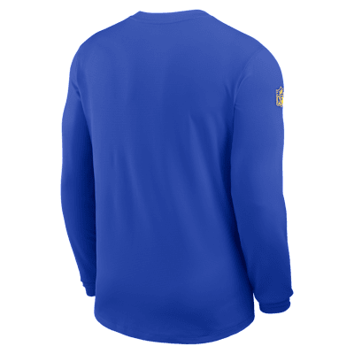 Los Angeles Rams Sideline Coach Men's Nike Dri-FIT NFL Long-Sleeve Top