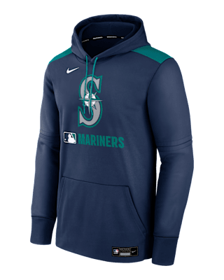 Мужское худи Seattle Mariners Authentic Collection Nike Therma MLB Pullover Hoodie