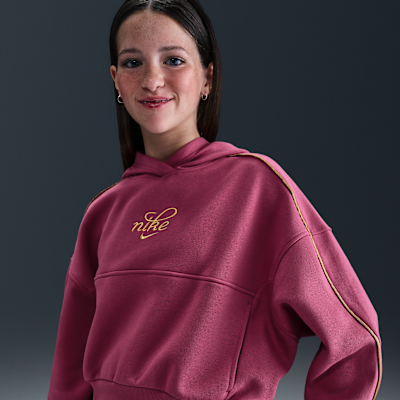 Nike Sportswear Club Fleece Boxy huvtröja för ungdom (tjejer)