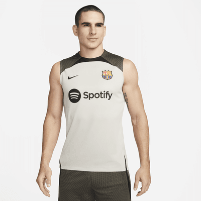 FC Barcelona Strike Men's Nike Dri-FIT Sleeveless Knit Soccer Top