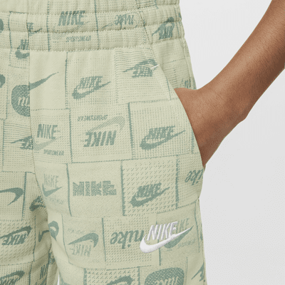 Shorts de French Terry para niños talla grande Nike Sportswear Club