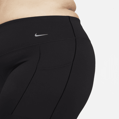 Nike Universa L eggings de 7/8 de talle alto y sujeción media con bolsillos (Talla grande) - Mujer