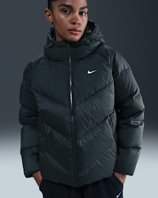 Женские  Nike Sportswear Windpuffer Storm-FIT Loose Hooded Down Puffer