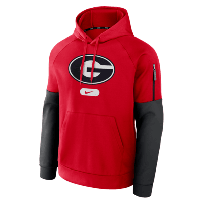 Georgia Bulldogs Fitness Men’s Nike Therma College Pullover Hoodie