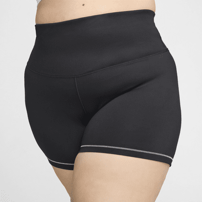 Shorts de ciclismo de tiro alto de 13 cm para mujer (talla grande) Nike One Rib