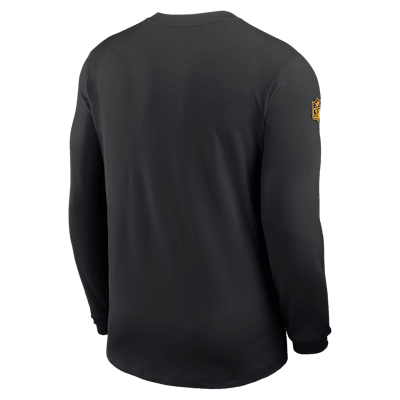 Playera de manga larga Nike Dri-FIT de la NFL para hombre Washington Commanders Sideline Coach