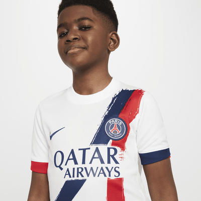 Jersey de fútbol Nike Dri-FIT Replica del Paris Saint-Germain visitante 2024/25 Stadium para niños talla grande