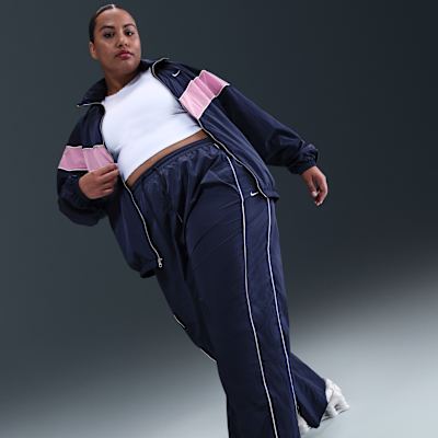 Nike Windrunner Women's High-Waisted Woven Open-Hem Pants (Plus Size)