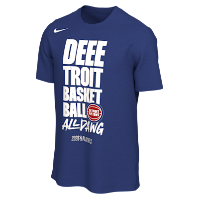 Detroit Pistons Men's Nike NBA Basketball T-Shirt from Nike - $37