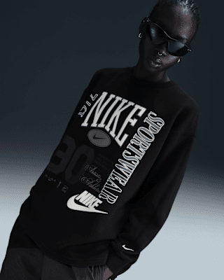 Женский свитшот Nike Sportswear Oversized Crew-Neck French Terry