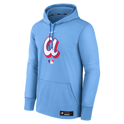 Atlanta Braves Authentic Collection City Connect Men's Nike Therma MLB Pullover Hoodie from Nike - $100