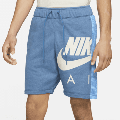 nike aw77 french terry shorts