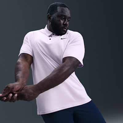 Nike Tour Dri-FIT Tek Renkli Erkek Golf Polo Üstü